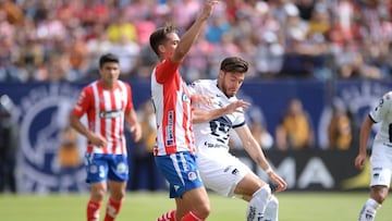 Pumas vs Atl&eacute;tico San Luis.