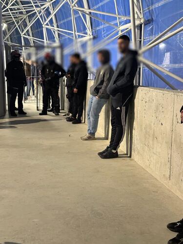 Montañas de material incautado a los ultras del Benfica