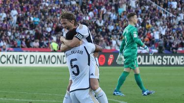 Modric, durante el Barcelona-Real Madrid.