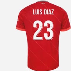Luis Díaz elige el número 23 para jugar en Liverpool