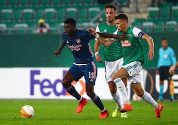 Arsenal's Thomas Partey in action