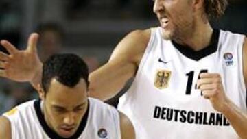 <b>NO PUDO SER.</b> Esta vez Nowitzki no pudo llevar a Alemania a una proeza mayor y eso que lideró la remontada hasta un extremo nunca imaginado.