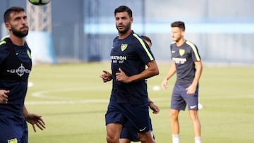 Miguel Torres, durante un entrenamiento.