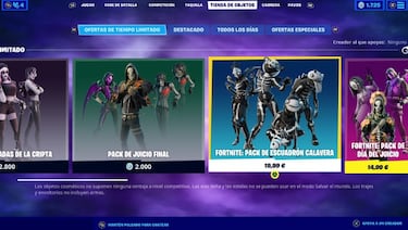 Fortnite: Pack Escuadrón Calavera ya disponible; precio y contenidos