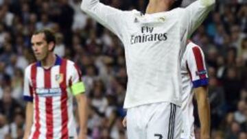 Cristiano se lamenta en un derbi.