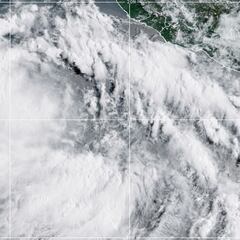 Tormenta tropical “Kevin” toma fuerza en Jalisco y Colima