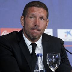 Simeone, diez años de su saludo: "Buscamos la historia del Atleti"