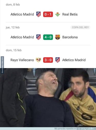 La derrota del Barça, el Atleti, el Madrid... Los memes más divertidos de la jornada