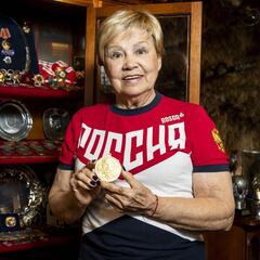 Latynina: "Gané un Mundial embarazada de cuatro meses"