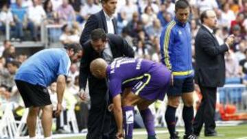 Amrabat se lesionó en el bernabéu