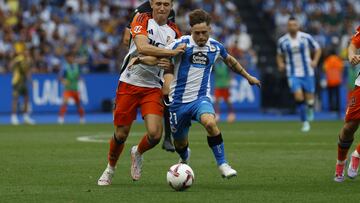 Mario Soriano lideró al Deportivo ante el Oviedo.