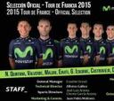 Quintana y Valverde encabezan el Movistar para el Tour