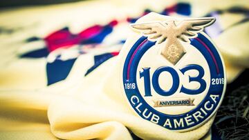 América presenta parche conmemorativo de 103 años