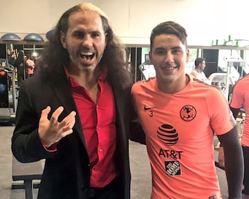 La visita de Matt Hardy al Club América en imágenes