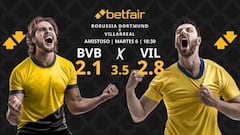 Borussia Dortmund vs. Villarreal: horario, dónde ver, pronósticos y estadísticas