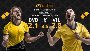 Borussia Dortmund vs. Villarreal: horario, dónde ver, pronósticos y estadísticas