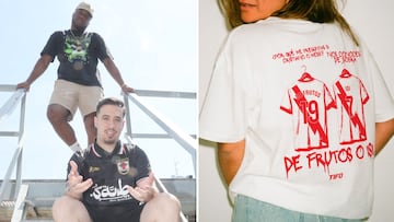 Ergo Pro e Ill Pekeño y la camiseta de Tifo.