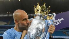 Guardiola wins his third hat trick of titles