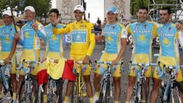 <b>RUTPURA.</b> La relación profesional de Contador con Astaná acabará al final de esta temporada.