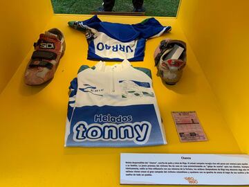 Rigoberto Urán tiene muchas cosas qué contar sobre su carrera deportiva. Desde la primera bicicleta con la que vendía chance hasta la camiseta con la que fue medallista olímpico, todo está en el museo del Giro de Rigo.