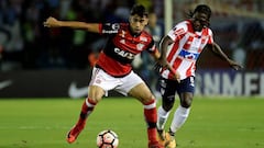 Junior 0(1)-(4)2 Flamengo: Rueda clasifica a la final