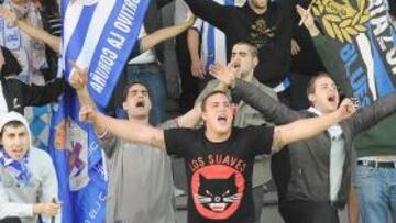 <b>APOYO. </b>La afición se volcó ayer con el equipo en Abegondo.