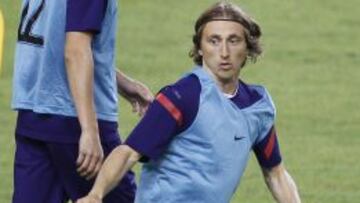 Modric, capitán de Croacia.