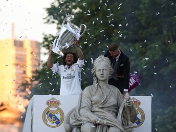 La Cibeles recibe a los campeones de la Champions