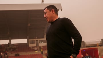 Efrain Juarez head coach of Pumas during the Play-In round match between FC Juarez and Pumas UNAM as part of the Liga BBVA MX, Torneo Clausura 2025 at Olimpico Benito Juarez Stadium on April 27, 2025 in Ciudad Juarez, Chihuahua, Mexico.