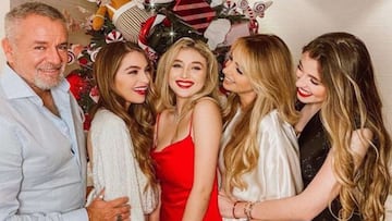 Angélica Rivera festeja navidad junto a sus hijas