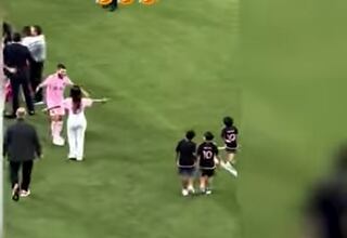 ¿Antonela confundió a Jordi Alba con Messi y casi le dio un beso en la boca?