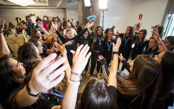 La RFEF recibe a las subcampeonas del mundo