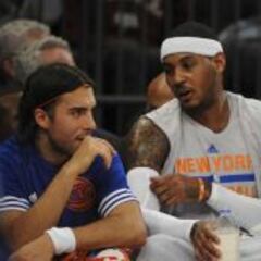 Carmelo, de "odiar" a Vujacic a compartir vestuario en los Knicks
