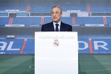 El defensa alemán ha sido presentado como nuevo jugador del Real Madrid de la mano del presidente Florentino Pérez.  
