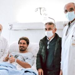 Campaña, intervenido con éxito de los isquiotibiales