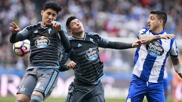 Celta y Hernández ganaron el clásico al Depor en La Coruña