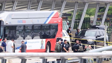 The Pentagon Force Protection Agency confirmed that the building was on lockdown after an active shooter situation on a nearby bus platform, but has since reopened.