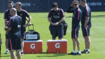 Luis Enrique da descanso a cinco titulares; Luis Suárez, baja