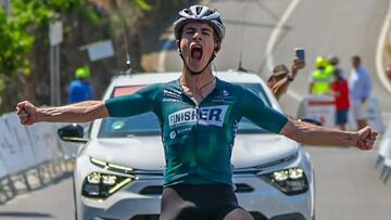 El ciclista Nil Gimeno durante una carrera.