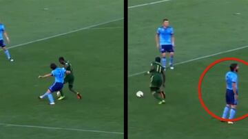 ¿Qué le ha pasado a Pirlo? pasotismo extremo después de regalar un gol a su rival