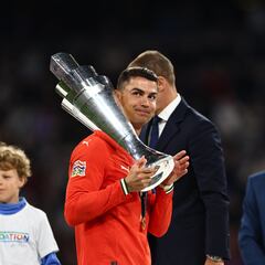 Cristiano, como pez en el agua en la UEFA Nations League