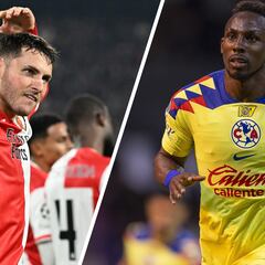 Julián Quiñones alabó a ‘Santi’ Giménez por su doblete en Champions League