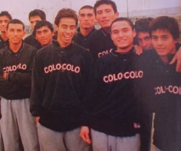 El chileno Jorge Valdivia en su etapa como juvenil en Colo Colo.