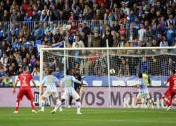 3-2. Álvaro Vázquez marcó el segundo tanto del Getafe.