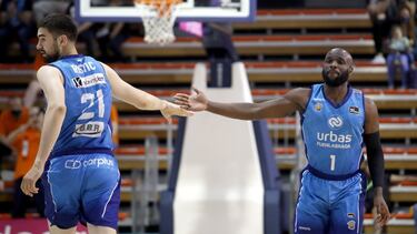 Ristic y Emegano, del Fuenlabrada.