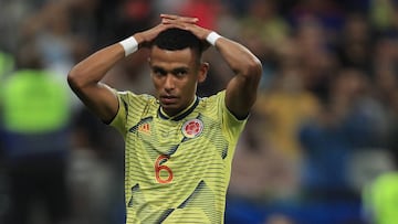 William Tesillo erró el penal en el partido entre Colombia y Chile por los cuartos de final de la Copa América