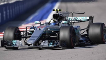 Bottas sorprende y gana su primer Gran Premio en Rusia