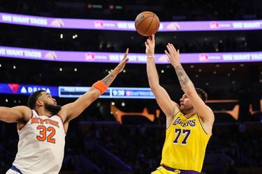 Celebs out in force as Doncic and Lebron bring back Lakers magic 