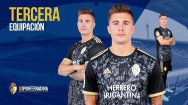 La Ponferradina rompe con las rayas verticales en la camiseta del centenario