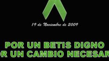 Apagón de la afición del Betis en internet